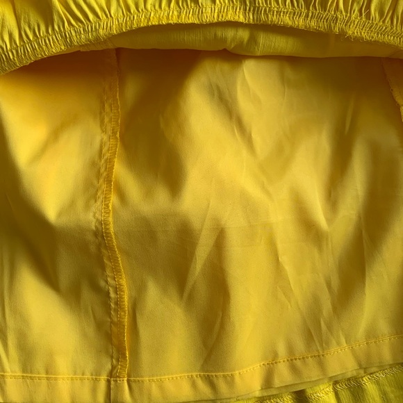 Bebe Yellow Ruffled Mini Dress - Picture 6 of 6